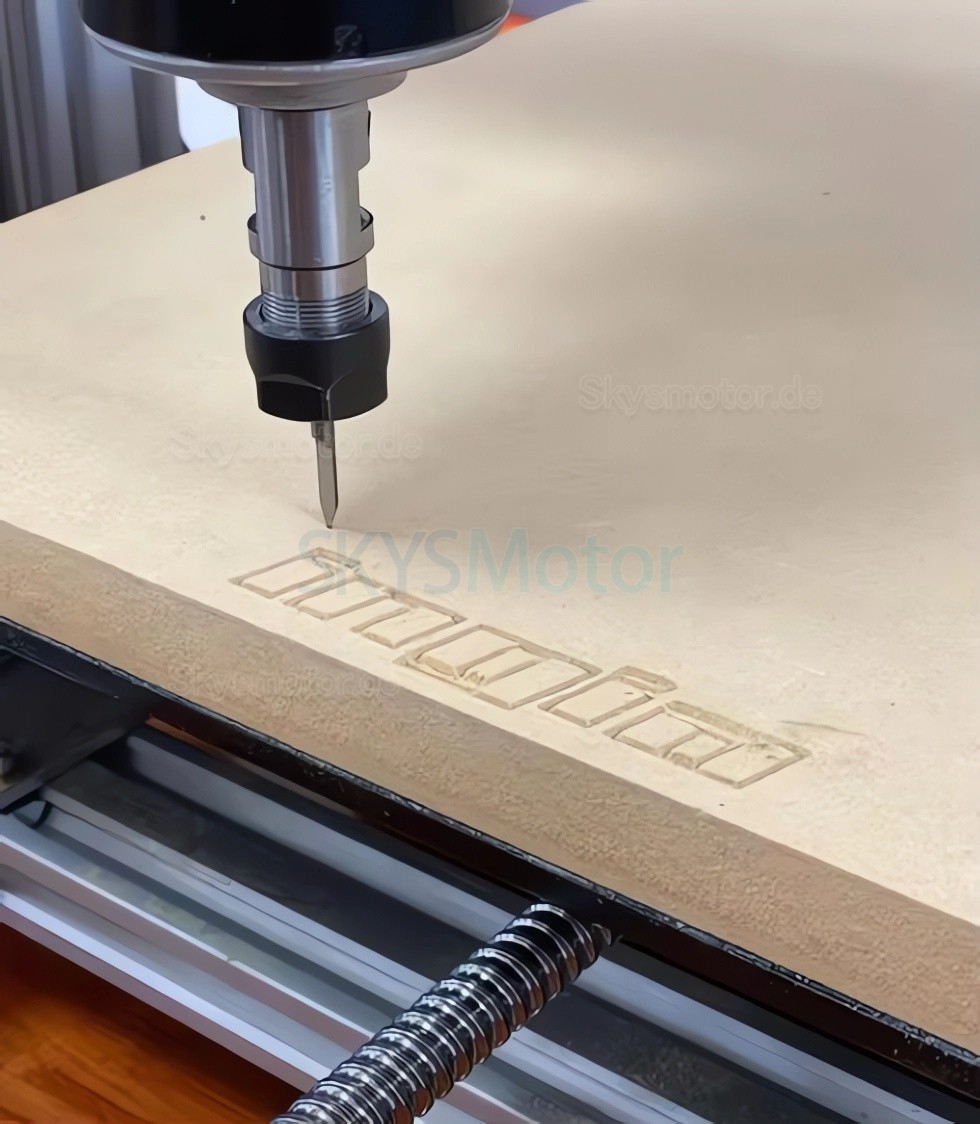 Spindelmotor CNC Luftgek&uuml;hlt OSP001713 48V 300W 12000RPM ER11/ER16 Spannzange f&uuml;r Leiterplatten- und Holzgravur